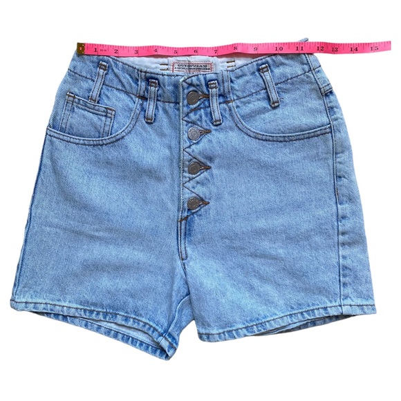 1990’s Vintage Guess Denim High Waist Shorts - Picture 6 of 8